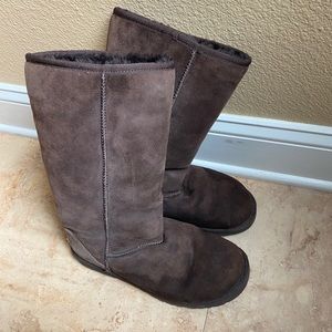 Women’s Tall Chocolate UGG boots size 10